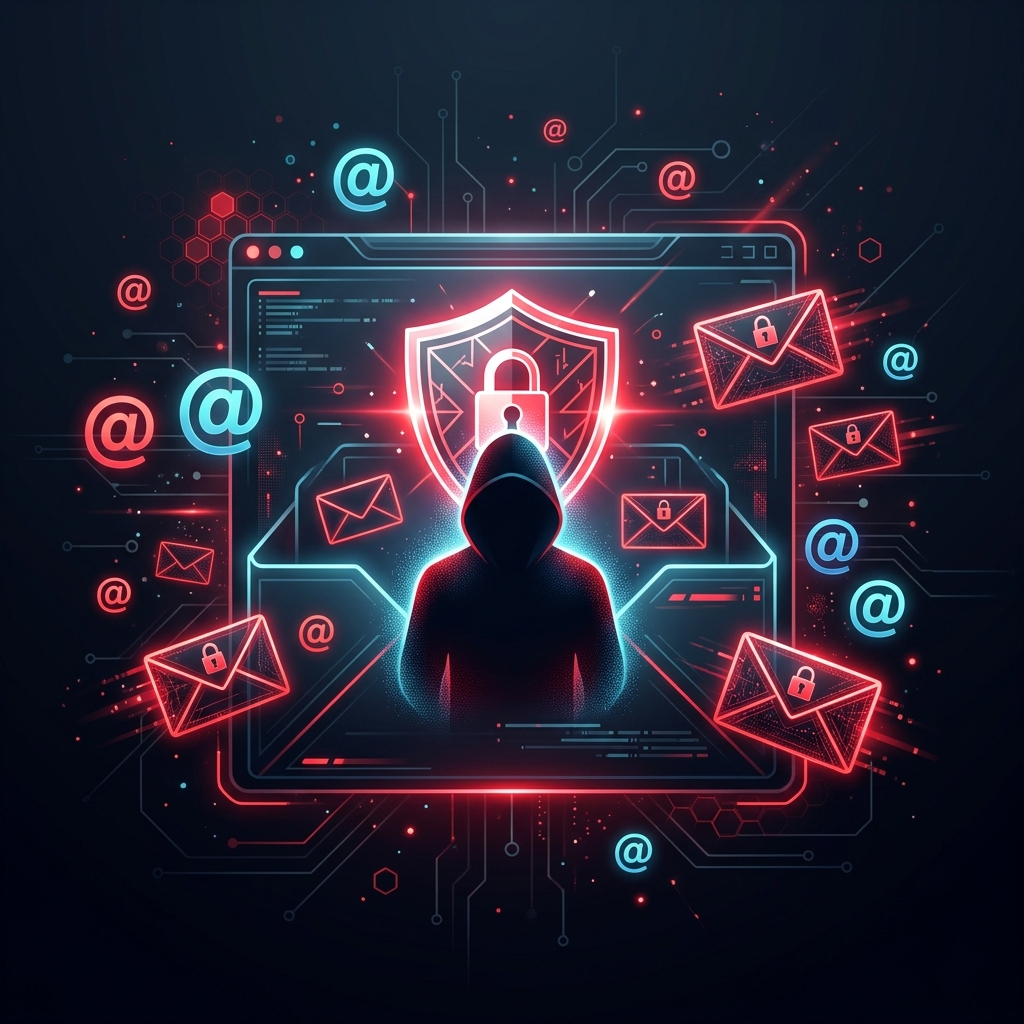 Anonymous email privacy protection illustration